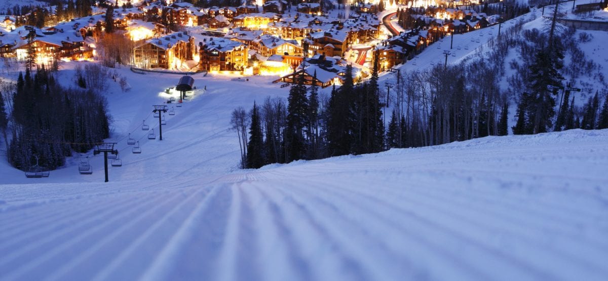 night Deer Valley Resort